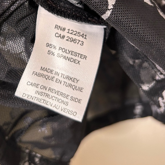 NWT Kozan Black Silver Mesh Sheer Cardigan Crop Top button up - Picture 4 of 4